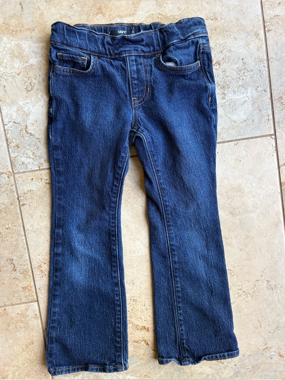 Old Navy Navy Blue Kids' Bootcut Jeans